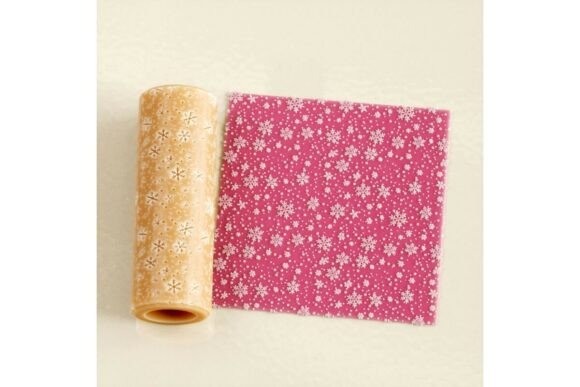 Add a Charming Winter Touch with the Frosted Dreams Texture Roller STL File - Debossed Winter Snowflake Rolling Pin for Crafts