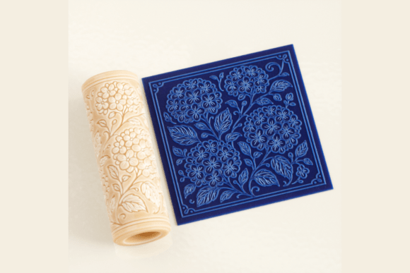 Add Timeless Elegance with the Hydrangea Texture Roller STL