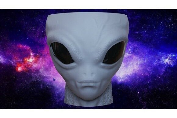 Alien Home Decor 3D Model for Printing