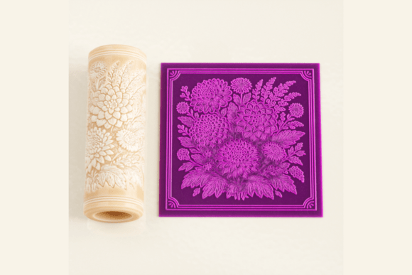 Chrysanthemum Mix Texture Roller STL: A Detailed Guide for Craft Enthusiasts