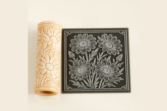 Embrace the Charm of Daisies with the Daisy Texture Roller STL
