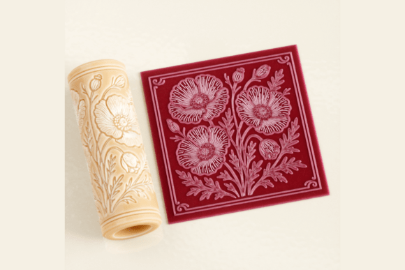 Enhance Your Designs with Poppy Texture Roller STL