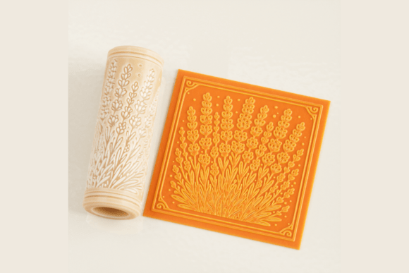 Enhancing Creative Projects with the Lavender Texture Roller STL