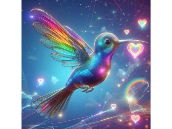 Exploring the Magic of a 3D Holographic Hummingbird and Its Wings