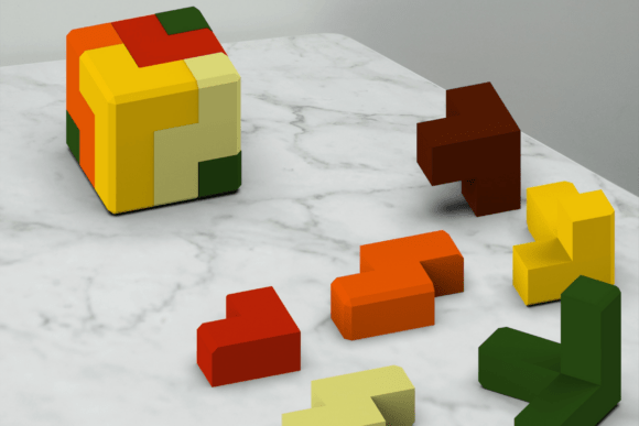 Geometric 3D Puzzle: A Captivating Challenge for the Mind