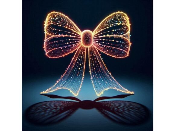 Vibrant 3D-Rendered Decorative Bows